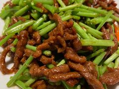 黎蒿炒黄牛肉-真味汤馆(汽博店)