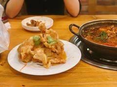 锅包肉-喇喇排骨火锅·传统韩式脊骨汤(望京西园总店)