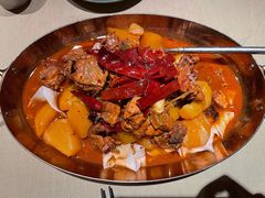 沙湾原始大盘鸡-丝路金桃·新疆菜(徐汇店)