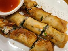 炸自制蚵仔卷-乡亲鹅肉城(吴江店)