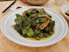 五花肉焖油豆角-长白山国际酒店中餐厅