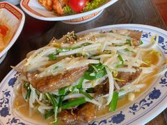 韭菜炒猪肝-拉面莊夢語＆中华料理八椿