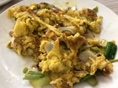 炒鸡蛋-鸡炖兔