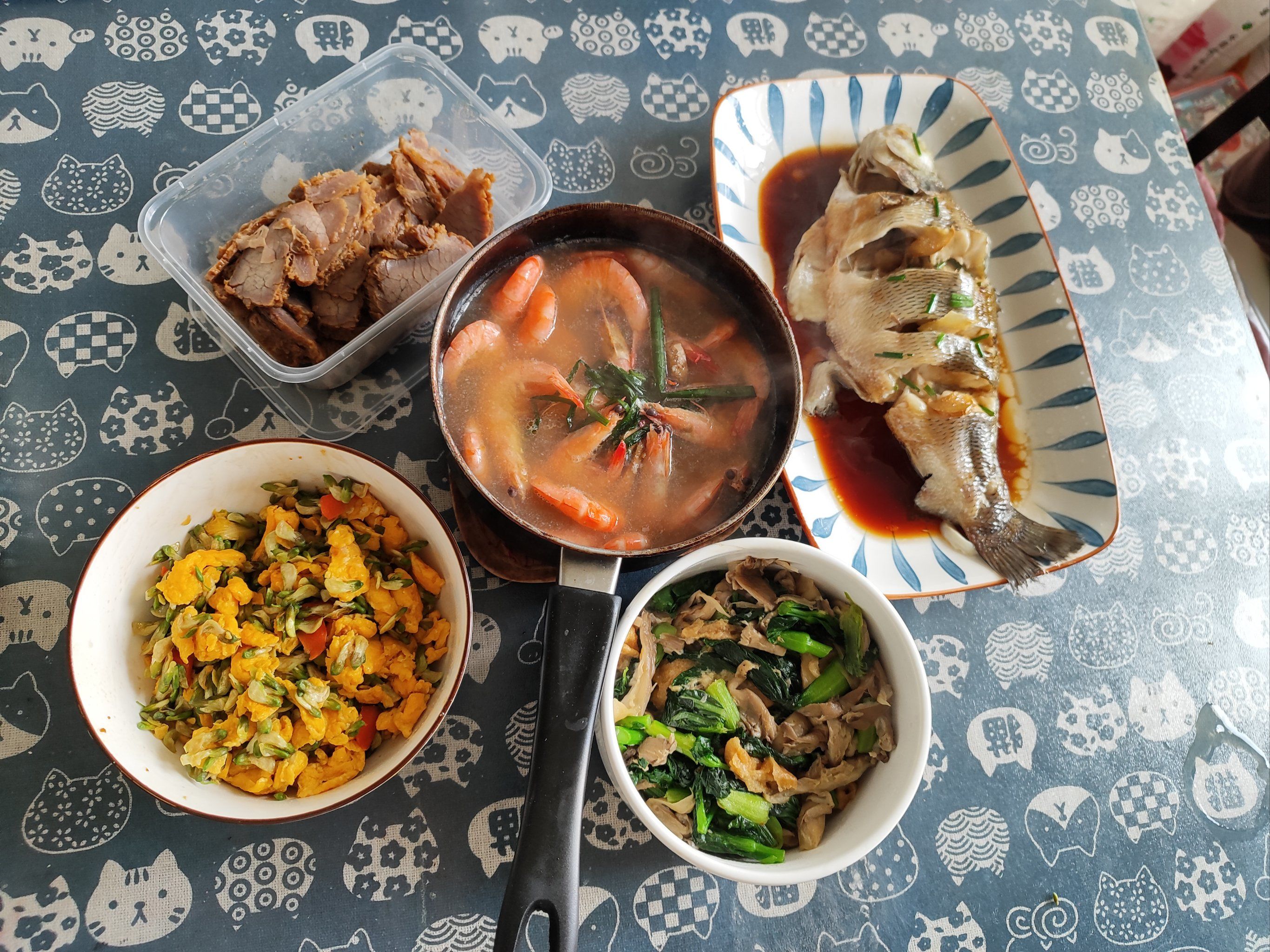 今日中饭