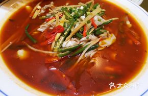 Young Ginger and Fresh Chili Fish Maw