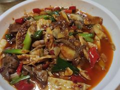 肝腰合炒-柏合黄记豆腐皮饭店