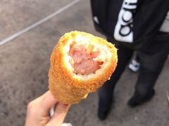 玉米热狗-烘焙小餐车