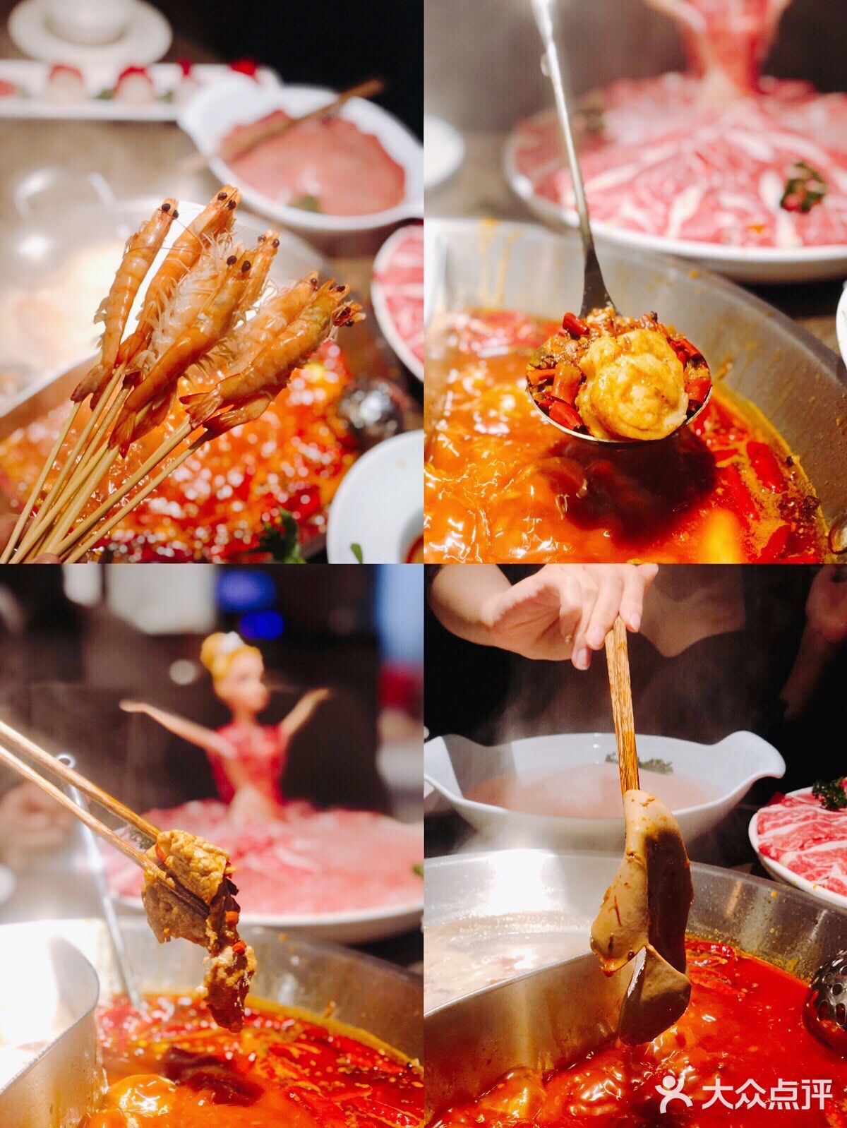 吹爆灯的重庆火锅店！味道超级巴适哦～