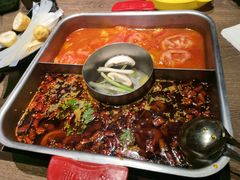 肥肠红汤梭边鱼-新辣道鱼火锅(龙旗广场店)