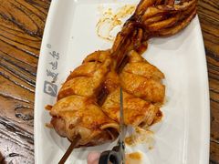 烤鱿鱼板-美达尔烧烤(银川东路店)