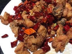 辣子鸡-晚归月亮湾私家菜(临邑路店)