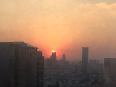 房间拍夕阳-苏州茉莉花酒店