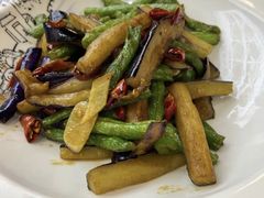 砂锅茄子烧豆角-陈聚德炒牛肉(樱花二路店)