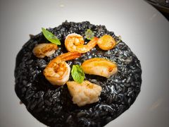 威尼斯海鲜墨鱼汁烩饭-Ponte 意大利餐厅