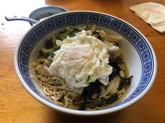 洋山芋榨菜肉丝拌面配荷包蛋-沪西老弄堂面馆(定西路店)