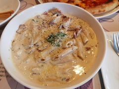 火腿蘑菇奶酪面-安妮意大利餐厅(国贸店)