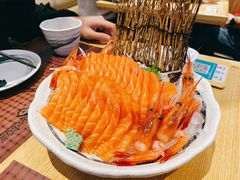 三文鱼刺身-林妈妈村·日式料理(宝山万达店)