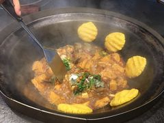 贴饼子-缘福乡村铁锅炖民宿(八达岭店)