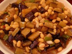 花肉毛豆茄子-小李旗花面庄