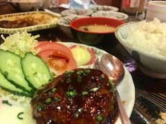 日式牛肉汉堡定食-平成屋·午肴夜酒(四川北路店)