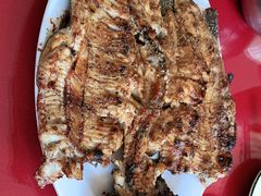 烤虹鳟鱼-北京龙庆四季香农家饭庄·灶台鱼·碳烤虹鳟鱼(龙庆峡店)