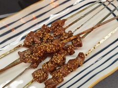 炭烤原味羊肉串-许哥东北烧烤·铁丳烤串·宫后夹肉(繁花中心店)
