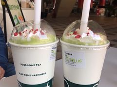 芋泥抹茶奶芙-TPLUS茶家(上海商城南京西路店)