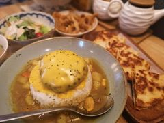 芝士牛肉汉堡咖喱饭-红小满休闲餐厅(十全街店)