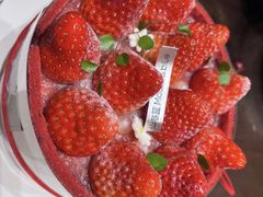 草莓红丝绒-山与蓝·轻糖鲜果蛋糕(勒泰店)