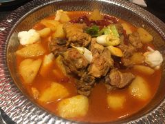 沙湾原始大盘鸡-丝路金桃·新疆菜(徐汇店)