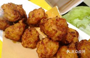 现炸素丸子
