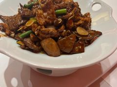 腊八蒜烧蹄筋-宝轩渔府·老字号海鲜·正宗津菜(水上店)