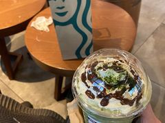 抹茶可可碎星冰乐-星巴克(杭州下沙福雷德店)