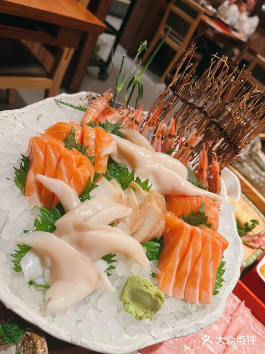 水林间寿喜烧 紫峰店 刺身拼盘图片 南京美食 大众点评网