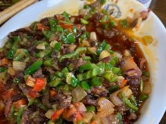 -歹歹的加个面过油肉拌面