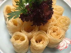 炸豆皮-左庭右院鲜牛肉火锅(浦江欢乐颂店)