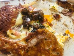 鸡蛋蘑菇熏肉荞麦可丽饼-RAC BAR(安福路店)