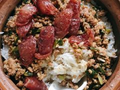 鹅乸腊肠煲仔饭-阳江河堤老牌曾记美食