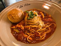 西红柿辣鸡意大利面-Cafe Alice咖啡爱丽丝(奥城店)