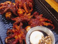 烤辣味八爪鱼-青春韩国料理(汽博店)