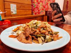 泡菜炒里脊肉-土菜水饺村(宁夏路店)