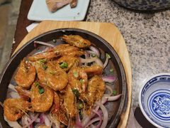 铁板鱼籽酱焗大虾-南京大牌档(苏州中心店)