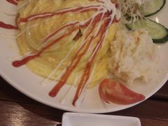 香草鸡肉蛋包饭-玛格萝妮比萨屋(四平店)