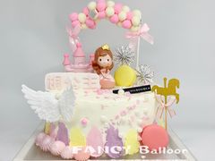 -卡比儿童蛋糕·心意定制·低脂零卡糖动物奶油FancyBALLOON(滨海店)
