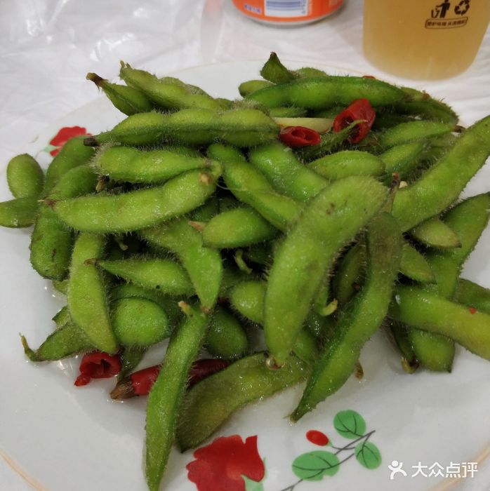 阿林龙虾(建康路总店)-盐水毛豆图片-南京美食-大众点评网