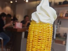 烤玉米冰tea凌-茶是一枝花泡茶店