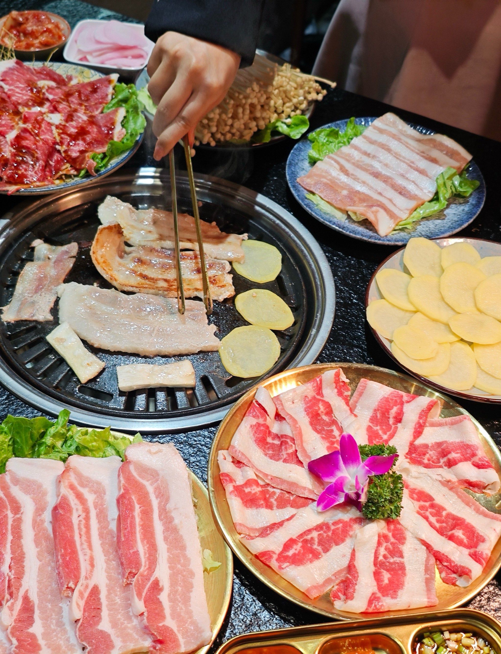 韩式风味|炭火烤肉 香迷糊了