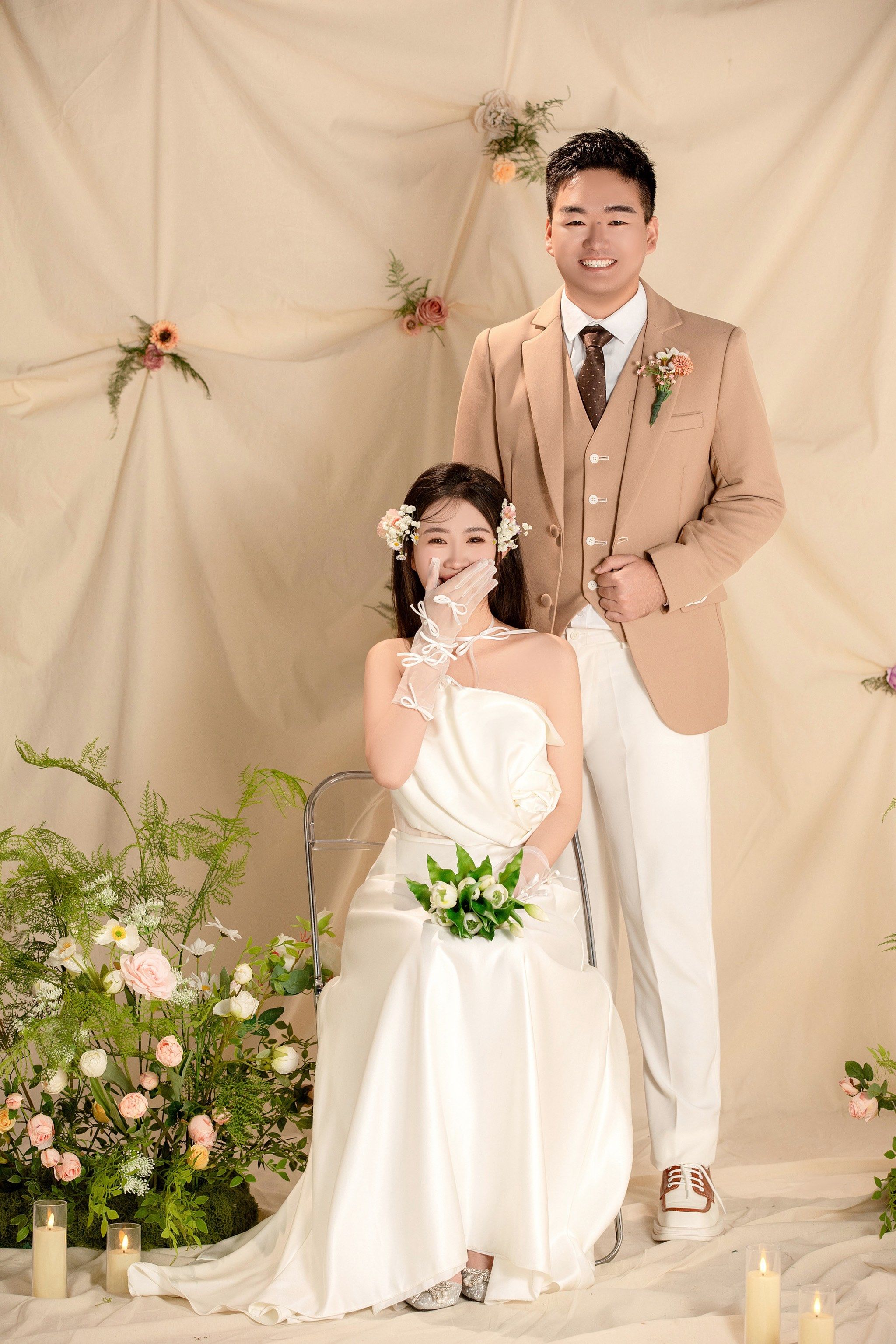婚纱照来啦,甜蜜满满
