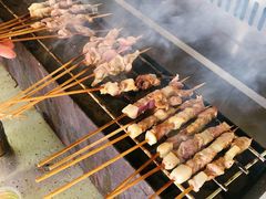 猪肉串-北京上庄水库尚野露天户外自助烧烤