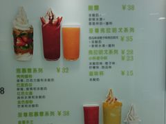菜单-Salud撒露欧洲冻酸奶(北苑上品店)